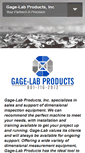 Mobile Screenshot of gagelabproducts.com