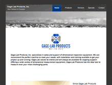 Tablet Screenshot of gagelabproducts.com